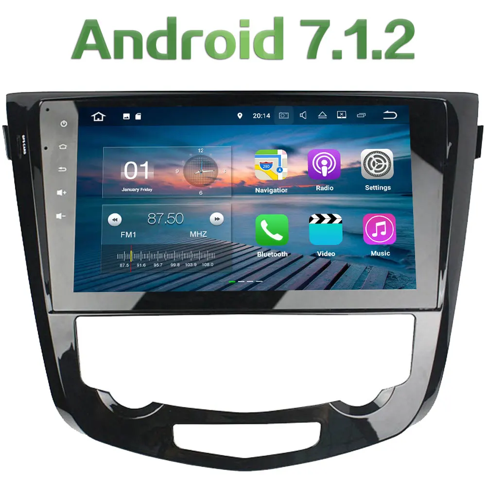 2GB RAM 16GB ROM Android 7 1 2 Touch screen car Stereo USB Radio player 1024X600