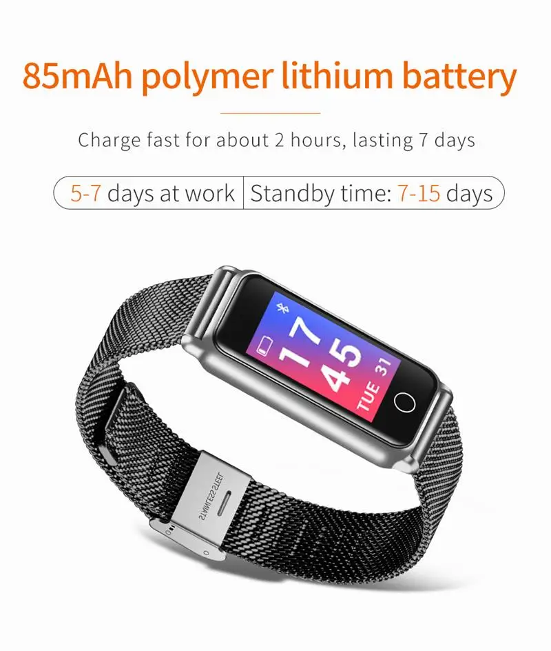 MOCRUX 2018 Smart Bracelet Wristband       - Smartband Sport Watch ios android IOS (16)