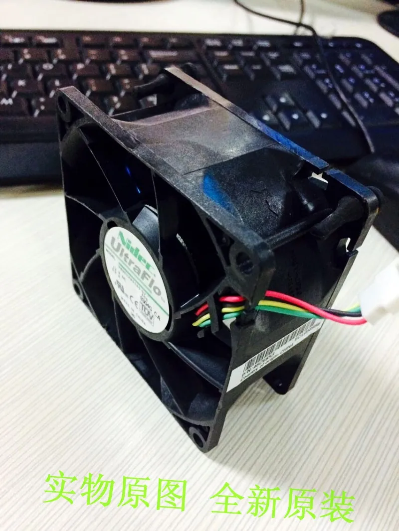 Оригинал для Nidec V80E12BS1A5 07 12В 0.9A 8 см 8038 4 провода вентилятора|4 wire fan|wire fan8cm fan |