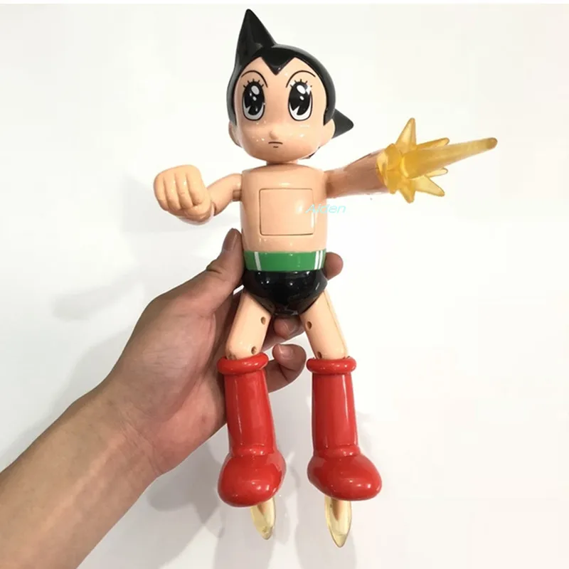 1" Аниме Astro Boy подвижные суставы Mighty Atom Art ремесло подарок на день рождения ПВХ фигурка Коллекционная модель игрушки коробка 28 см B762 - Цвет: Красный