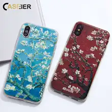 Чехол IER, чехол с тиснением для iPhone X, XR, XS, MAX, 8, 7, мягкий ТПУ, чехол для iPhone 5 5S se, 6, 6 S, 8, 7 Plus, чехол, Ван Гог, аксессуары для телефона