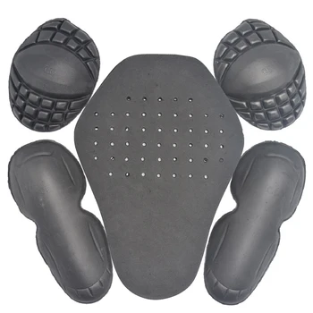 

1 set motorcycle jacket insert armors protective gear include 1 back pads 2 elbows 2 shoulders motocross equipment protector