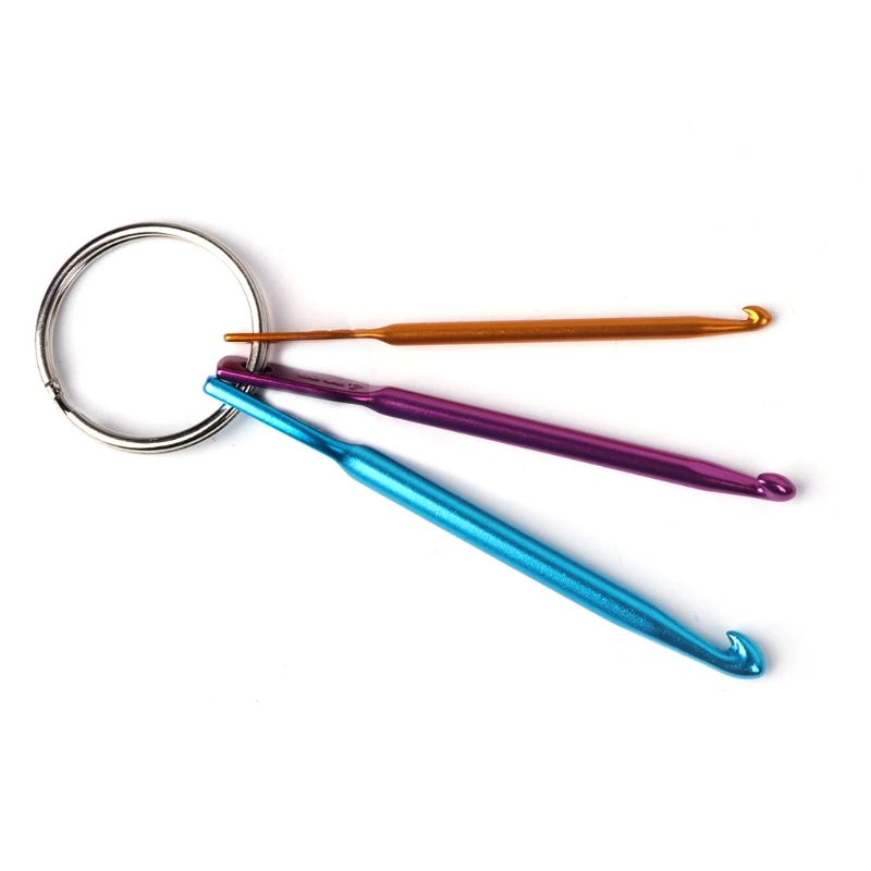 3 шт. набор инструментов для вязания крючком из смешанного алюминия|knitting needles|weaving