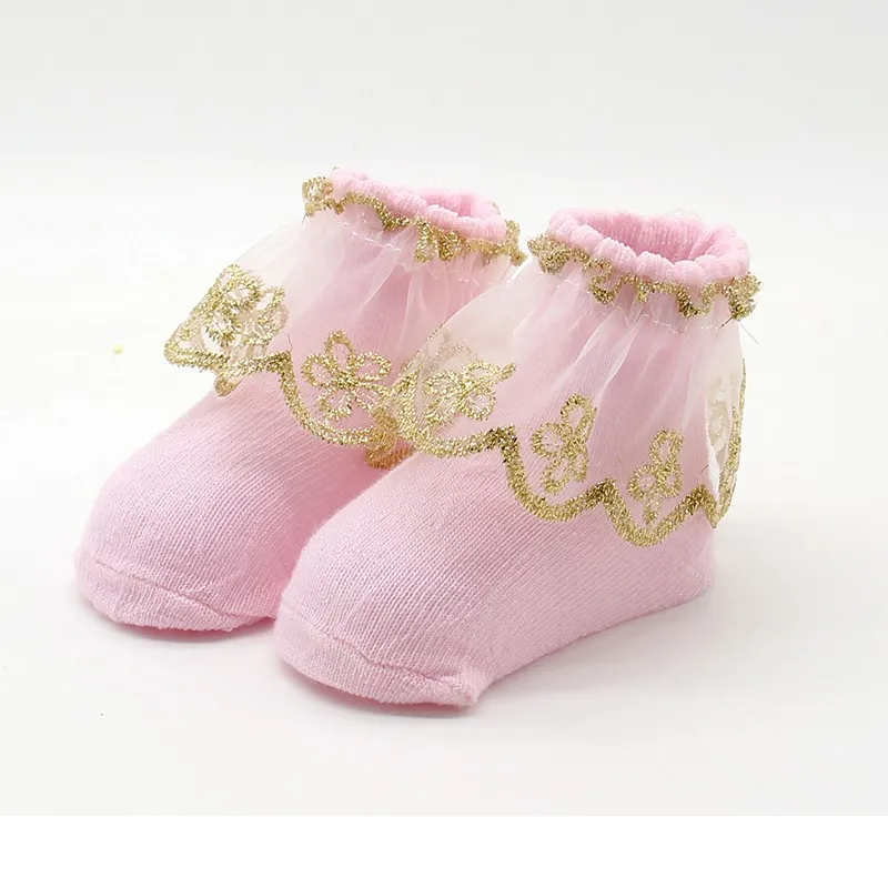 Детские носки для маленьких девочек; носки принцессы для новорожденных; подарки на день рождения; Носки для маленьких девочек 0-12 месяцев