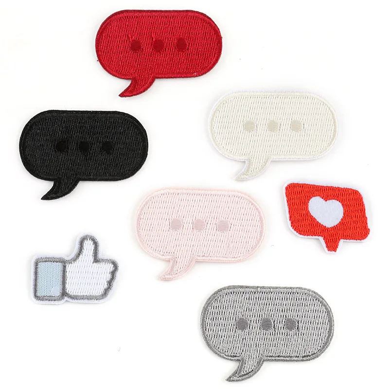 

Embroidery Information Frame Clothing Accessories Small Patch Paste DIY Custom Embroidery Cloth Paste Iron on Patches
