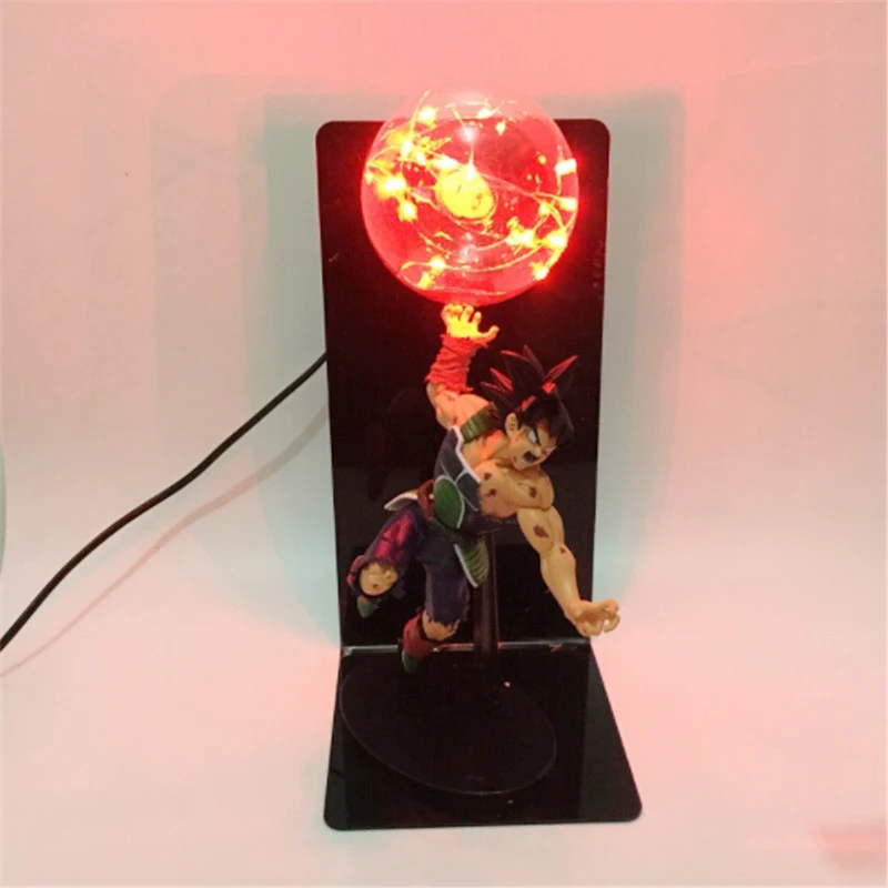 Leedome Dragon Ball Z Vegeta Son Goku светодиодная Ночная лампа освещение лампа аниме Dragon Ball Vegeta Goku ночник домашний декор Освещение