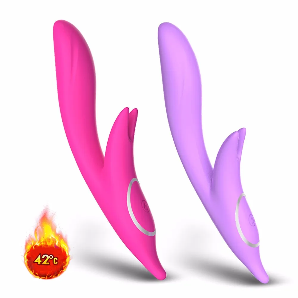 Secwell 8 Speed Women Vibrator Female Clitoral Stimulation Rechargable Heating font b Dildo b font G