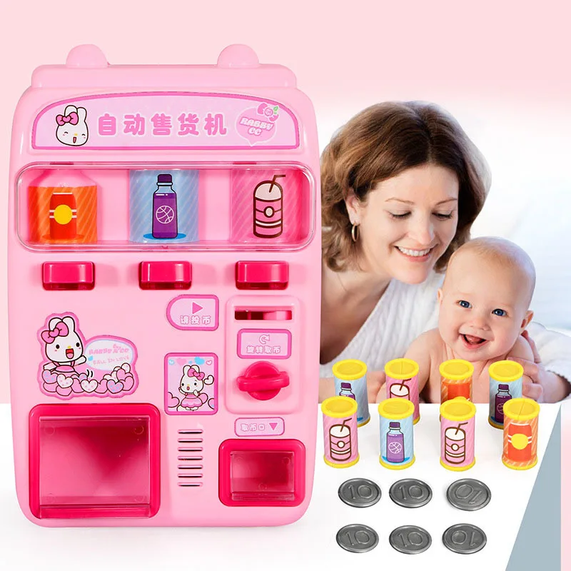 

New Children's Fun Vending Machine Sound and Light Coin Machine Puzzle Play House Vending Machine Toy Vending Machine Toys