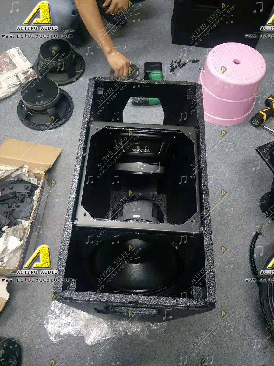 Clearance Q1 double 10 inch  Two-way double 15 inch double 18 inch mini line array speaker 2