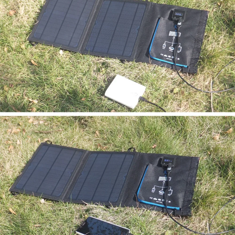 carregador solar dobravel usb duplo 12w modulo 01