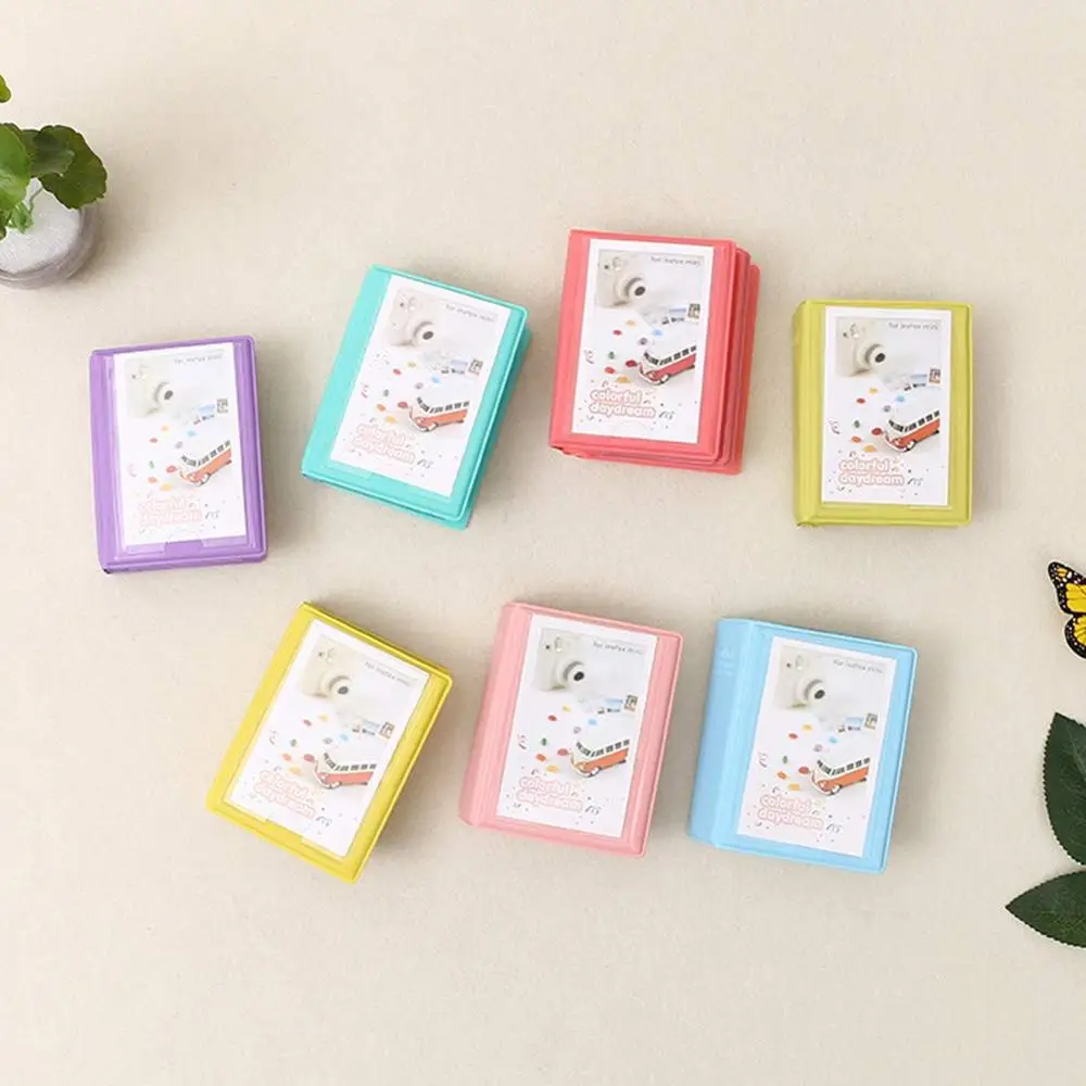 

28 Pockets 3 inch Mini Photo Album Candy style Pictures Bag Film Storage Card Holders for Fuji Instax Mini 7s 8 9 8+ 50 LiPaly