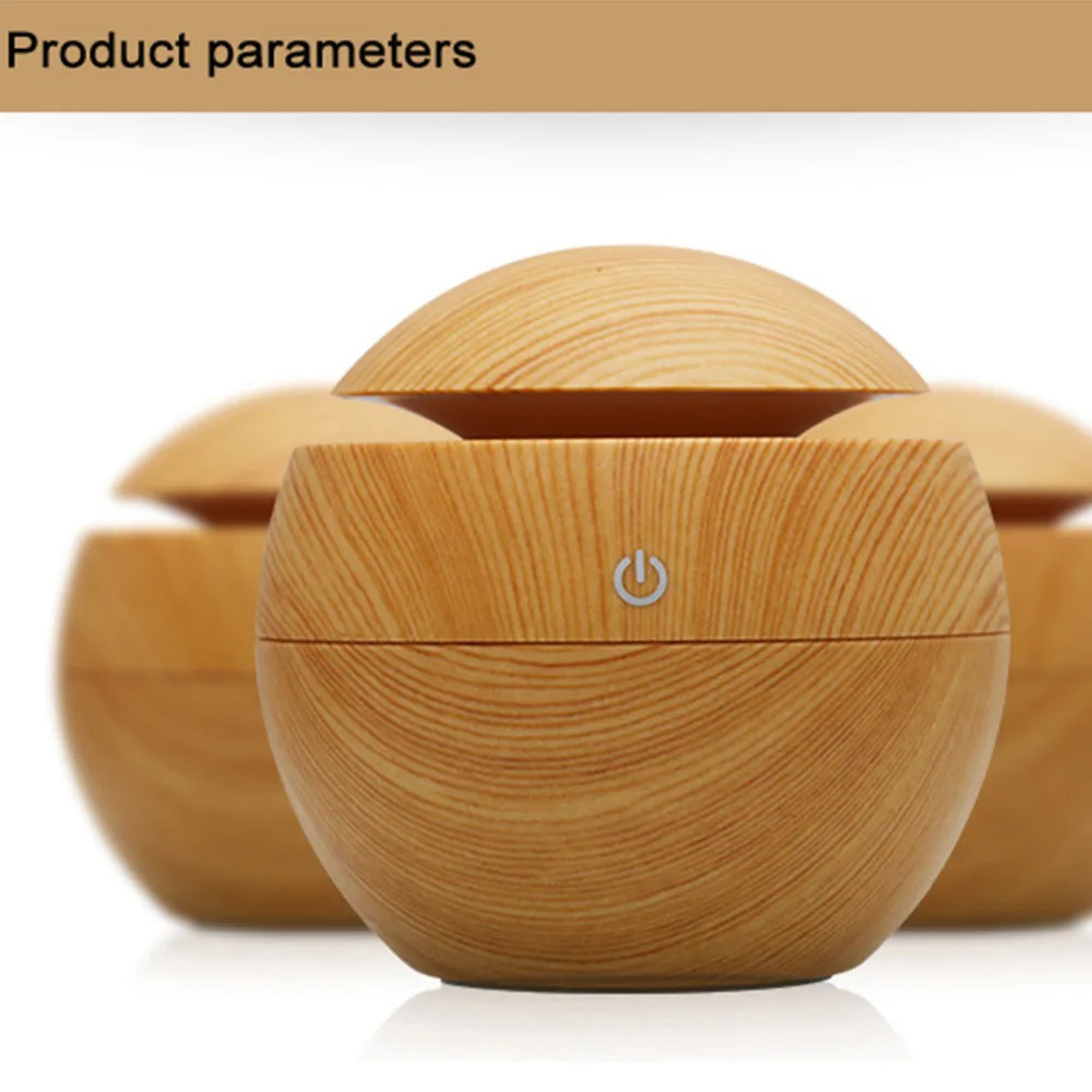 

USB Aroma Essential Oil Diffuser Ultrasonic Cool Mist Humidifier Air Purifier 7 Color Change LED Night light for Office Home
