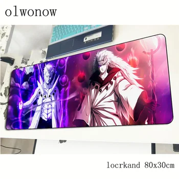 

Naruto mousepad 80x30cm HD pattern gaming mouse pad big gamer mat cool new game computer desk padmouse keyboard large play mats