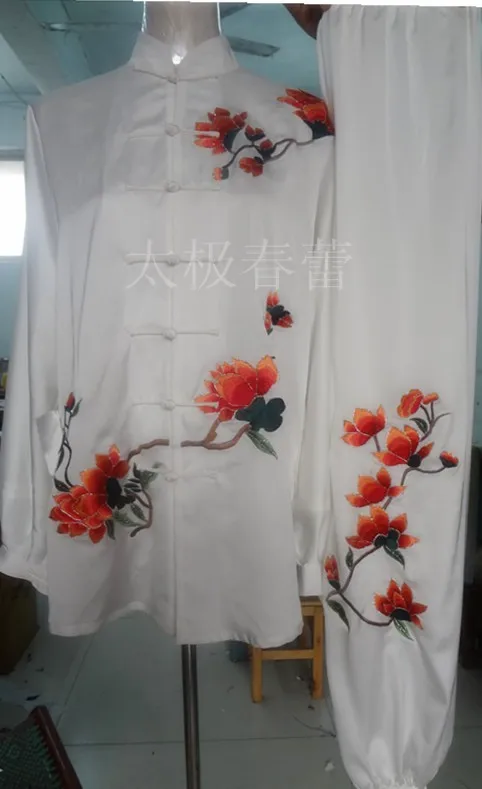 Customize Chinese Tai chi uniform font b clothing b font Martial arts suit exercise taiji outfit