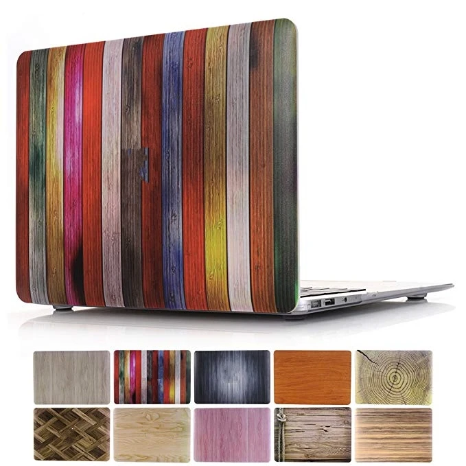 

Wood Case for Macbook Air 11 13 Pro Retina 11.6 12 13.3 15 inch Hard Transparent Laptop Cover for Mac book 15.4 Case Touch Bar