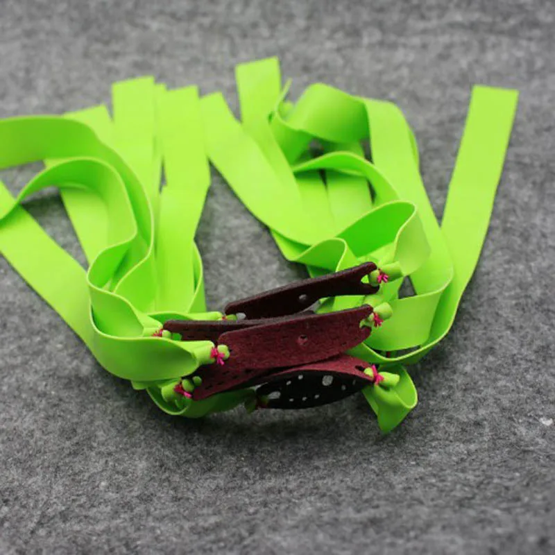 

20PCS/Lot 1.0mm Thickness Flat rubber band Slingshots Rubber band Catapult Natural Latex For Tactical Slingshot Hunting Tools