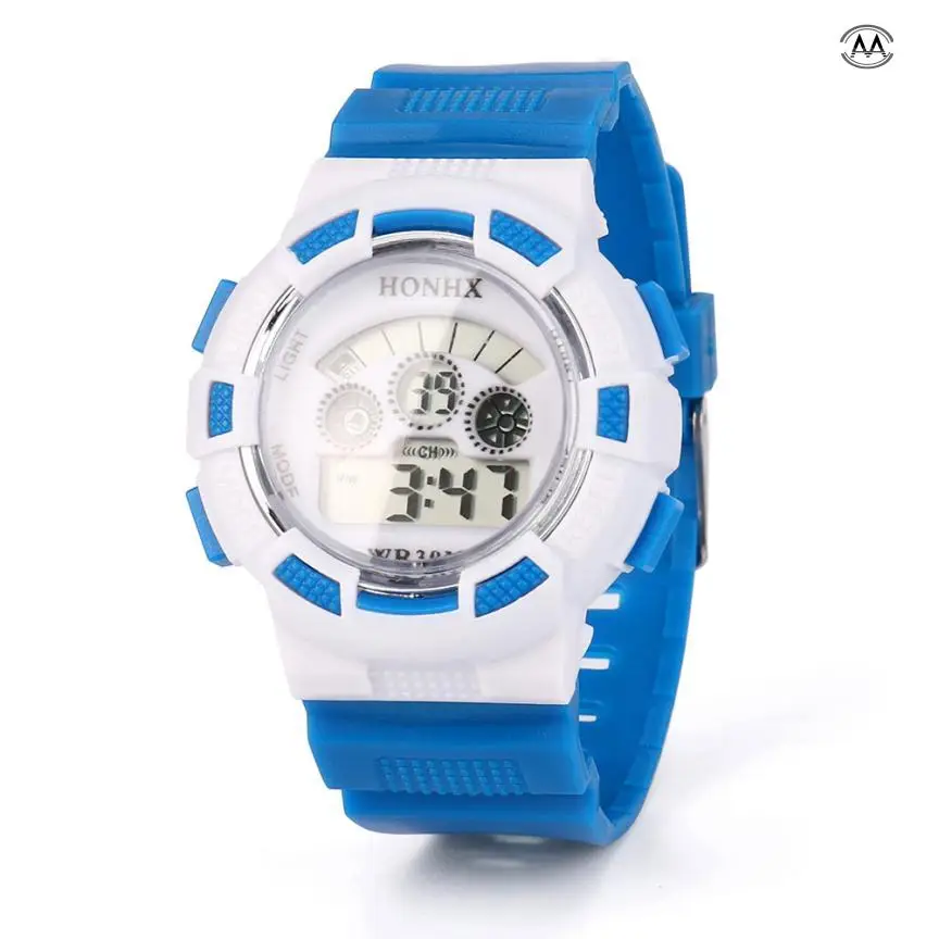 

Fashion Boy Girl Child Kid Sport Waterproof LED Light Analog Digital Wrist Watch Relogio Masculino Watch Men Reloj Hombre