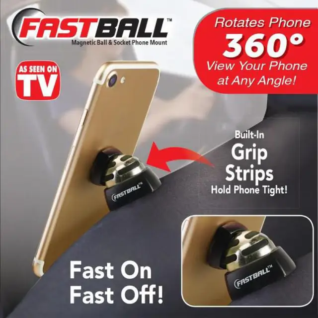 As Seen On TV Fastball Car Cell Phone Mount/Holder by BulbHead