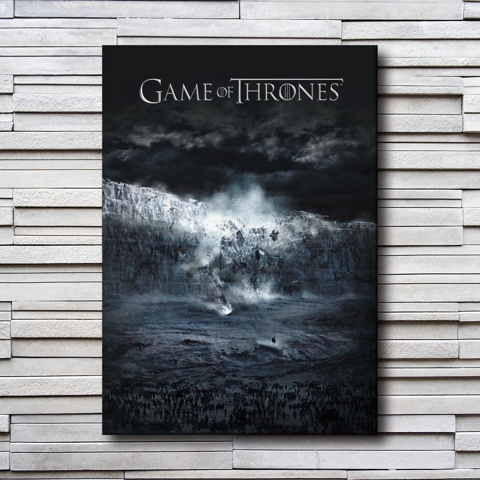 

Home Decor Canvas Printed Pictures Frame 1 Piece Game Of Thrones Painting Living Room Movie Abstract Landscape Poster Wall Art