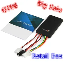 GT06 Mini Car GPS Tracker SMS GSM GPRS Vehicle Online Tracking System Monitor Remote Control Alarm for Motorcycle Locator Device