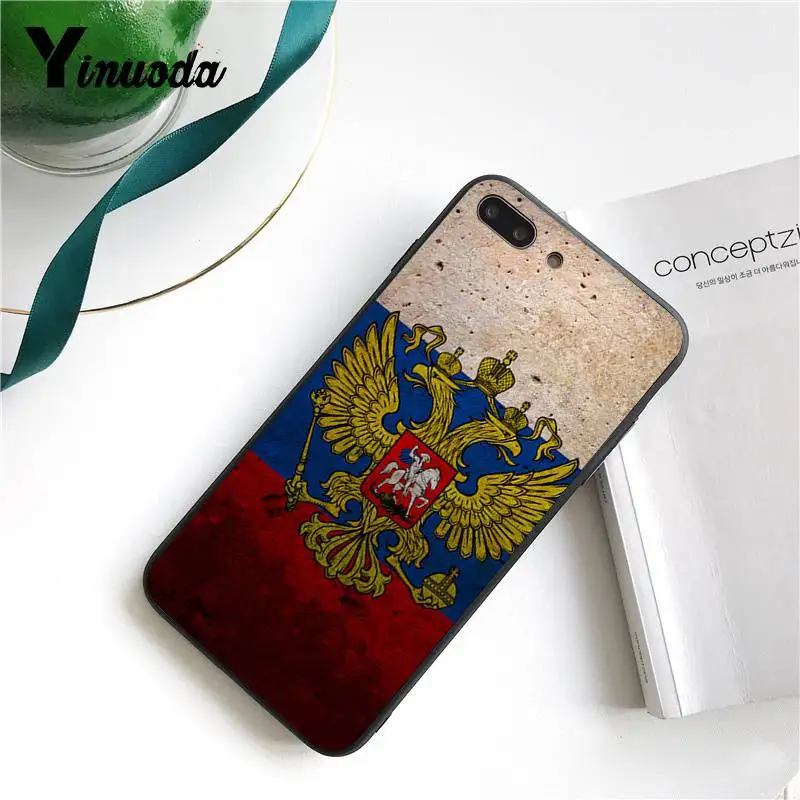 Yinuoda Armenia Россия флаг герб ультра тонкий мультфильм шаблон чехол для iPhone X 8 7 6 6S Plus X 5 5S SE XR XS XSMAX