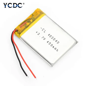 

1/2/4 Pcs Durable 450mAh 403040 Li-po Lithium Battery 3.7v Rechargeable Batteries Replacement Large Capacity Long Lifespan