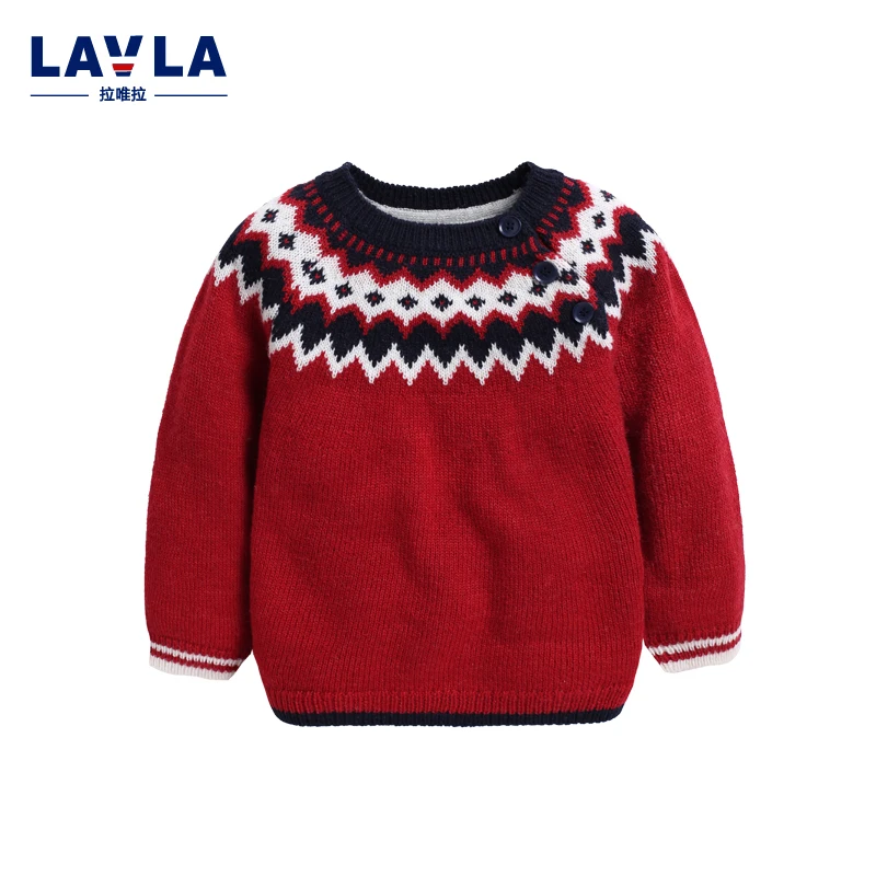 Lavla children christmas sweaters kids baby o neck sweater boys child ...
