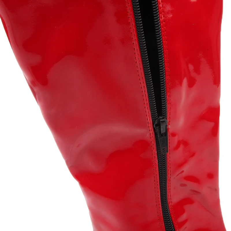 Женские ботинки на среднем каблуке из лакированной кожи|heel thigh high boots|thigh bootshigh boots |
