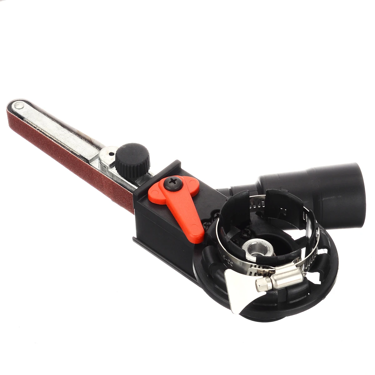 1 Set Durable Sander Machine Sanding Belt Adapter Head Convert With Sanding Belts For 4-1/2" / 5" Electric Angle Grinder