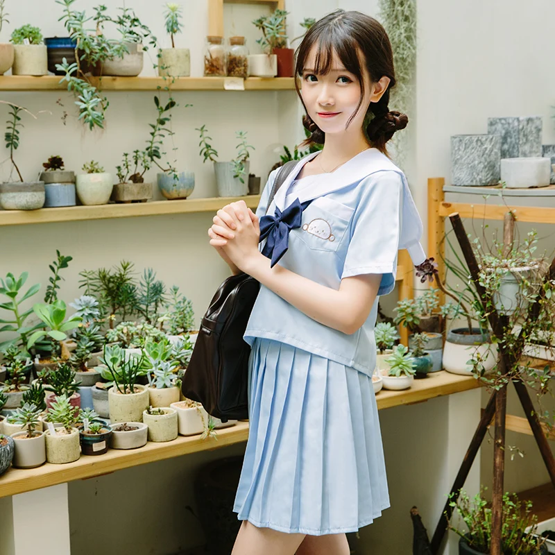 2018-Sky-Blue-Lolita-Teenage-Schoolgirl-Short-Sleeve-Japanese-Girl-School-Uniform-Lovely-Dolphin-Images.jpg