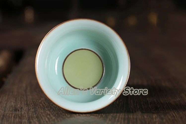 Двойной застекленный стаканчик Gaiwan Teaware kungfu Teasets китайская Longquan чайная чашка из селадона керамическая фарфоровая кофейная чашка керамические чашки