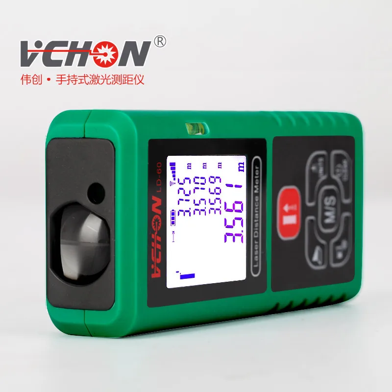 Vchon 12 в 1 цифровой лазерный дальномер оптический Клейкие ленты Diastimeter измерения