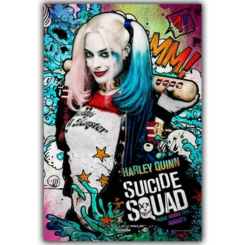 

Suicide Squad Harley Quinn Movie Poster Home Decor Silk Poster Picture Print Wall Decor 30x45cm 60x90cm