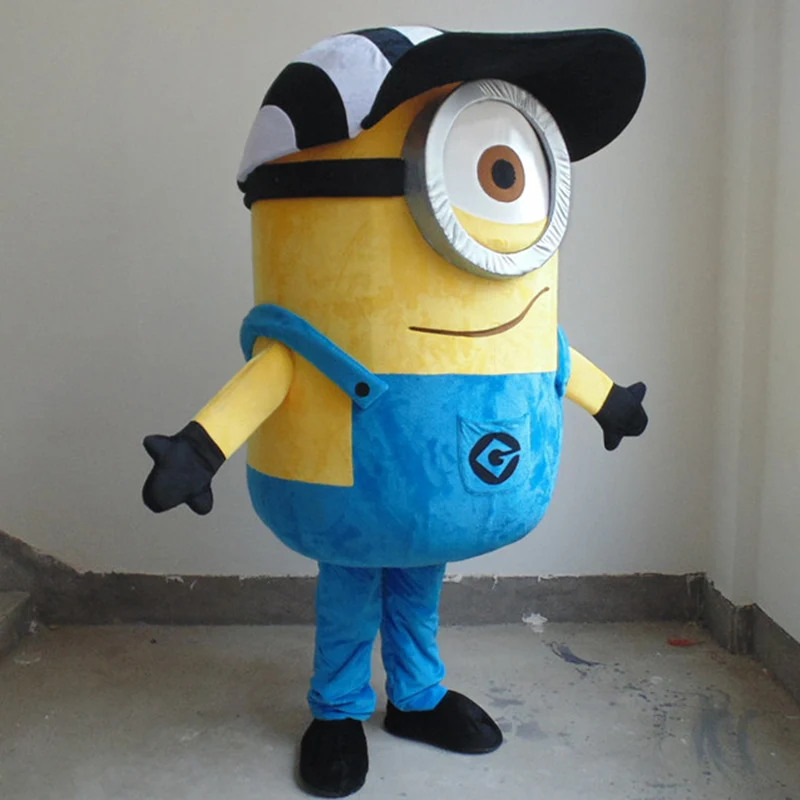 Minions Despicable Me Mascot Costume EPE Fancy Dress Outfit Adult