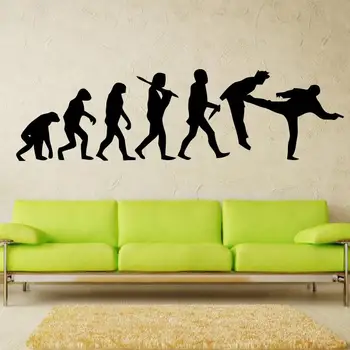 

Art Decor Design Evolution the monkey decals man robot darth vader darth wall stickers star wars home decoration decal X238