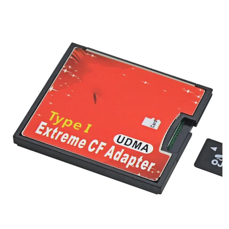 Адаптер Micro SD/HC для карт памяти Micro SD/HC для Compact Flash type I устройство для чтения карт памяти конвертер с одним слотом