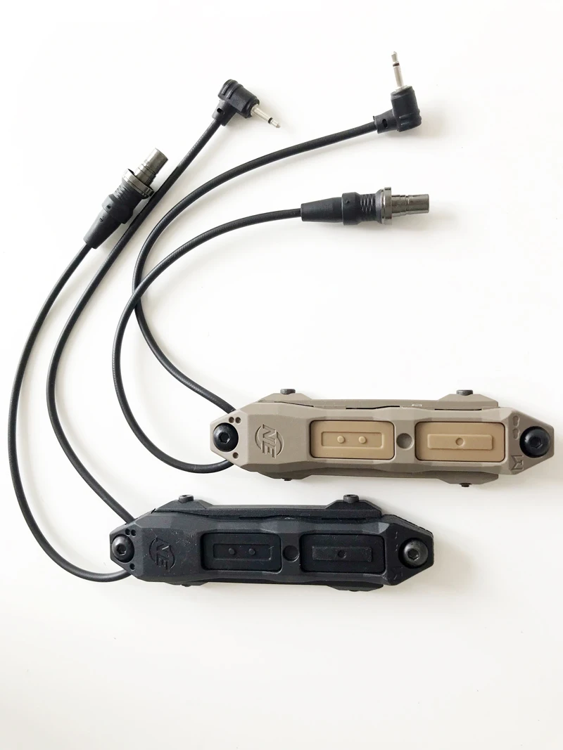 

Tactical Remote Pressure Switch for M Series Scout Weapon Light Tail Dual Button Outdoor Hunting LED Flashlight PEQ 16A M3X