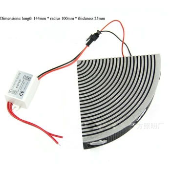 

Outdoor lighting fan shaped 8W led wall lamp restaurant hotel home indoor living room bedroom Bedside wall light