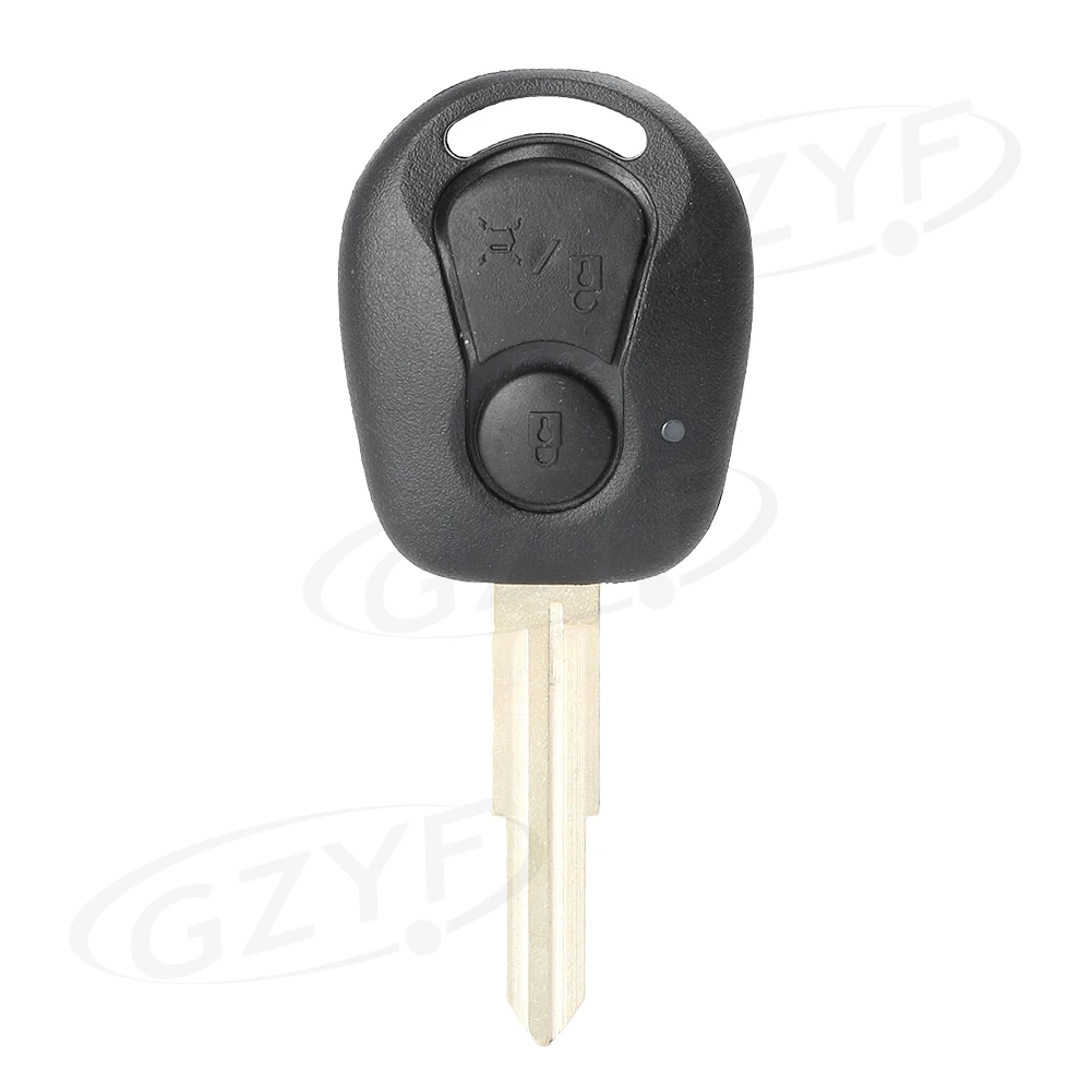 2-Button Key Shell for SSANGYONG Actyon Kyron Rexton PG190 Replacement Fob Cover