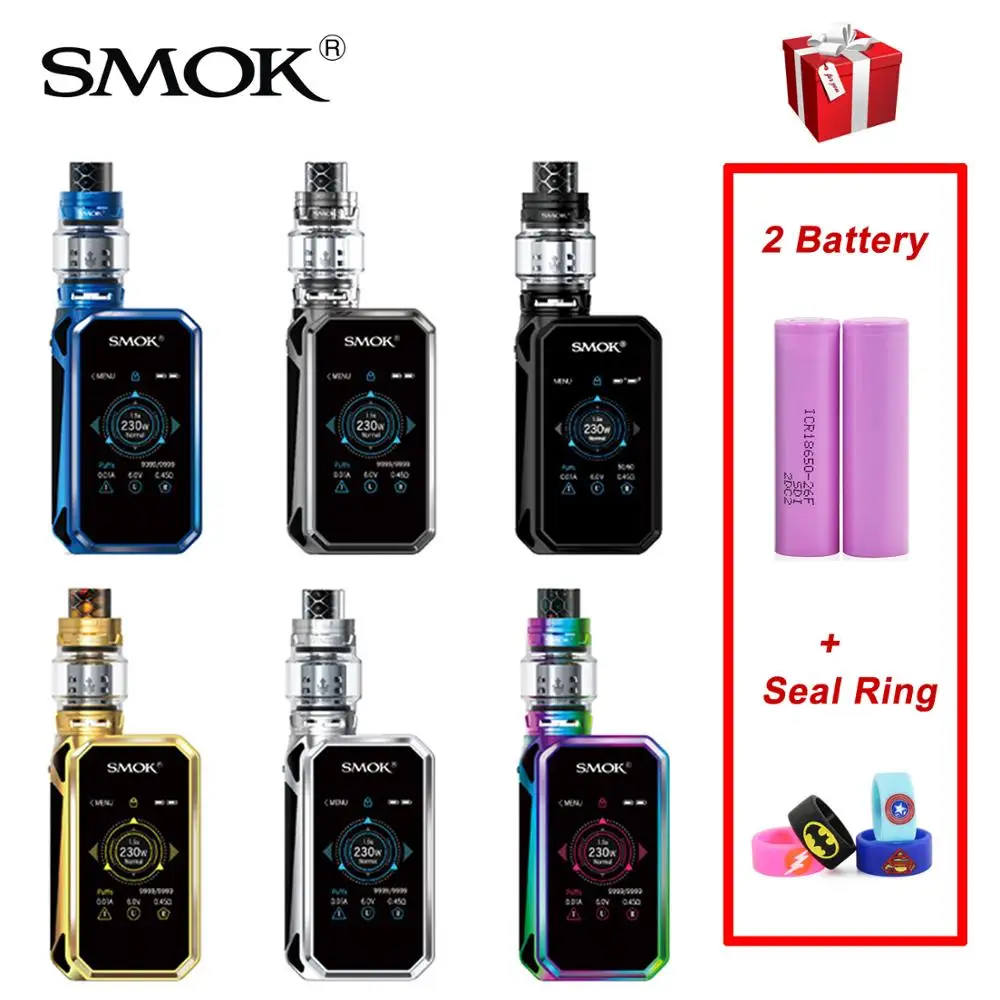Вапорайзер SMOK 2 Luxe Edition 230 Вт вейп с сенсорным экраном 8 мл комплект электронной