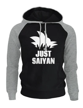 

SAIYAN Print Streetwear Hoody New 2019 Autumn Winter Raglan Sleeve Sweatshirt Men Dragon Ball Z Anime Harajuku Men's Hoodie