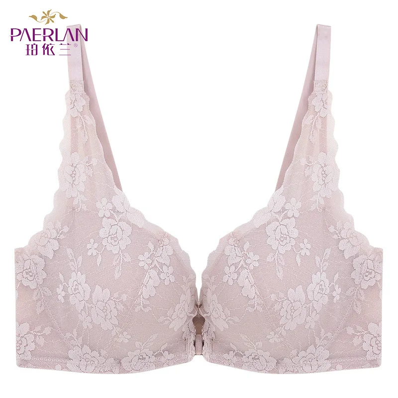 Paerlan summer thin style lady adjusted lace bra without underwire beauty  back underwear women feel bra women – Zuria