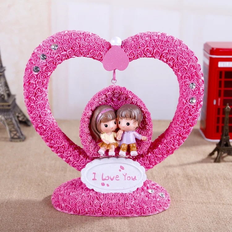 Resin crafts home decoration romantic couple creative wedding marriage