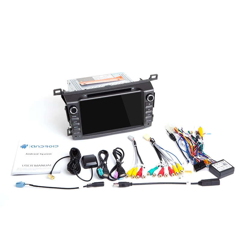 Discount Xonrich Car Multimedia Player 2 din Android 9.0 GPS DVD For Toyota RAV4 Rav 4 2013 2014 2015 Navigation Autoradio Wifi OBD2 DAB+ 4