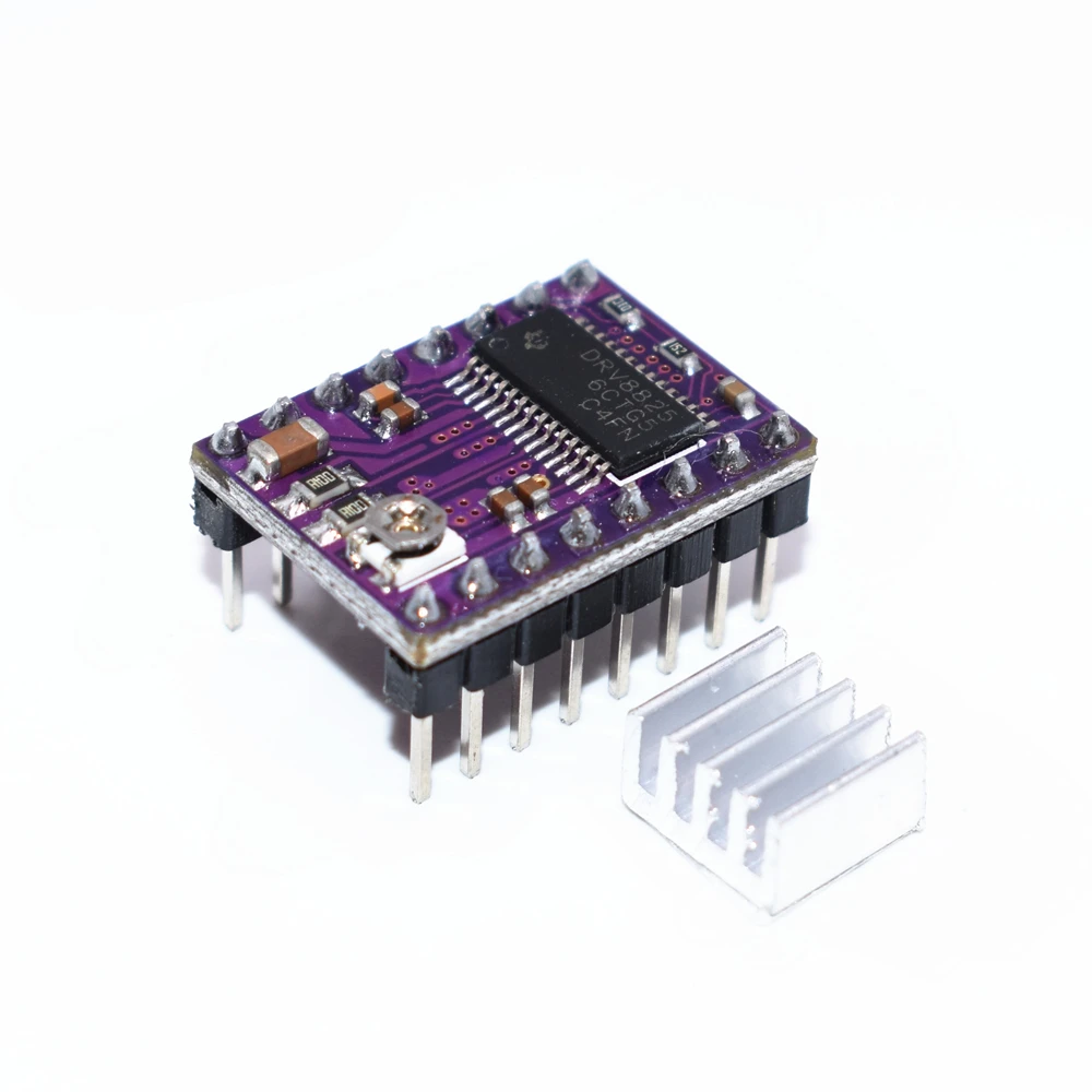 Драйвер шагового двигателя 50 шт./лот для 3D-принтера Stepstick Drv8825 Reprap 4 PCB Board +
