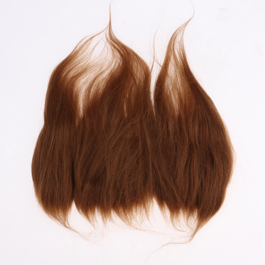 High Quality Real Touch Pure Mohair Hair Wig for Reborn Baby Newborn Doll DIY Making