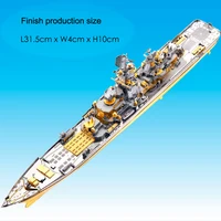 2018 Piececool 3D Metal Puzzle model RUSSIAN BATTLECRUISER PYOTR VELIKIY DIY Laser Cutting Puzzles Jigsaw Model For Child Toys 2
