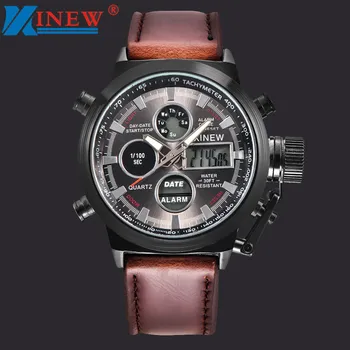 

2019 Luxury Mens Quartz Waterproof Sport Military LED Watches Analog Stainless Steel Wrist Watch Men's Relogio Masculino
