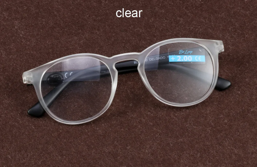 Unisex Women Men Retro Full Frame Reading Glasses Clear Lens Presbyopic Prescription Glasses Eyewear