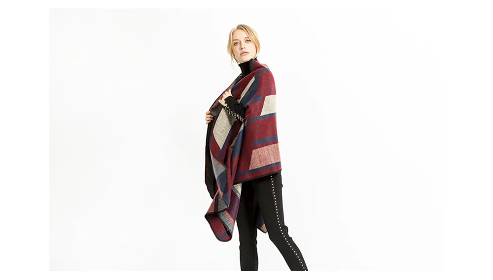 Women Warm Poncho (7)